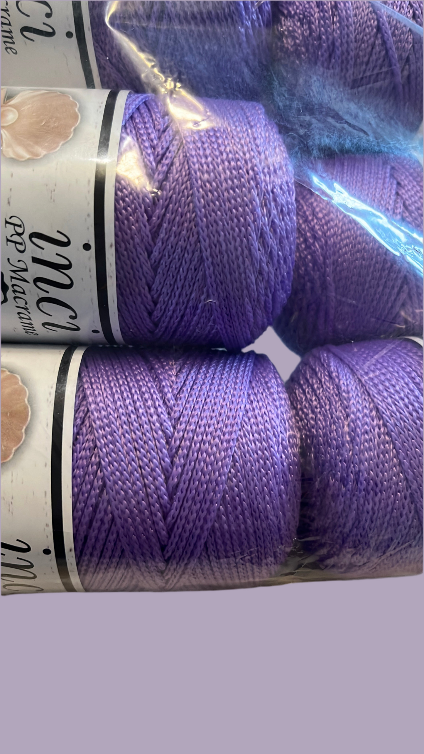 Inci PP Macrame No.3 Yarn for Bags and Handcraft Projects - Durable and Cost-Effective