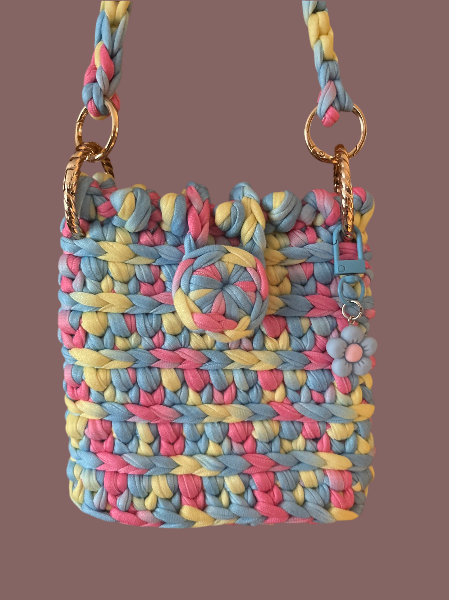 Multicoloured little handbag for kids or teens