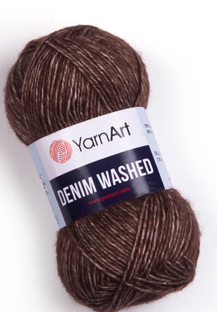 YarnArt Denim Washed 50g Yarn for Knitting and Sewing Crochet - Soft Texture, Perfect for Seasonal Clothes, Blankets, and Cushion Covers