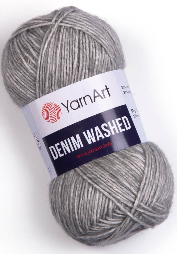 YarnArt Denim Washed 50g Yarn for Knitting and Sewing Crochet - Soft Texture, Perfect for Seasonal Clothes, Blankets, and Cushion Covers