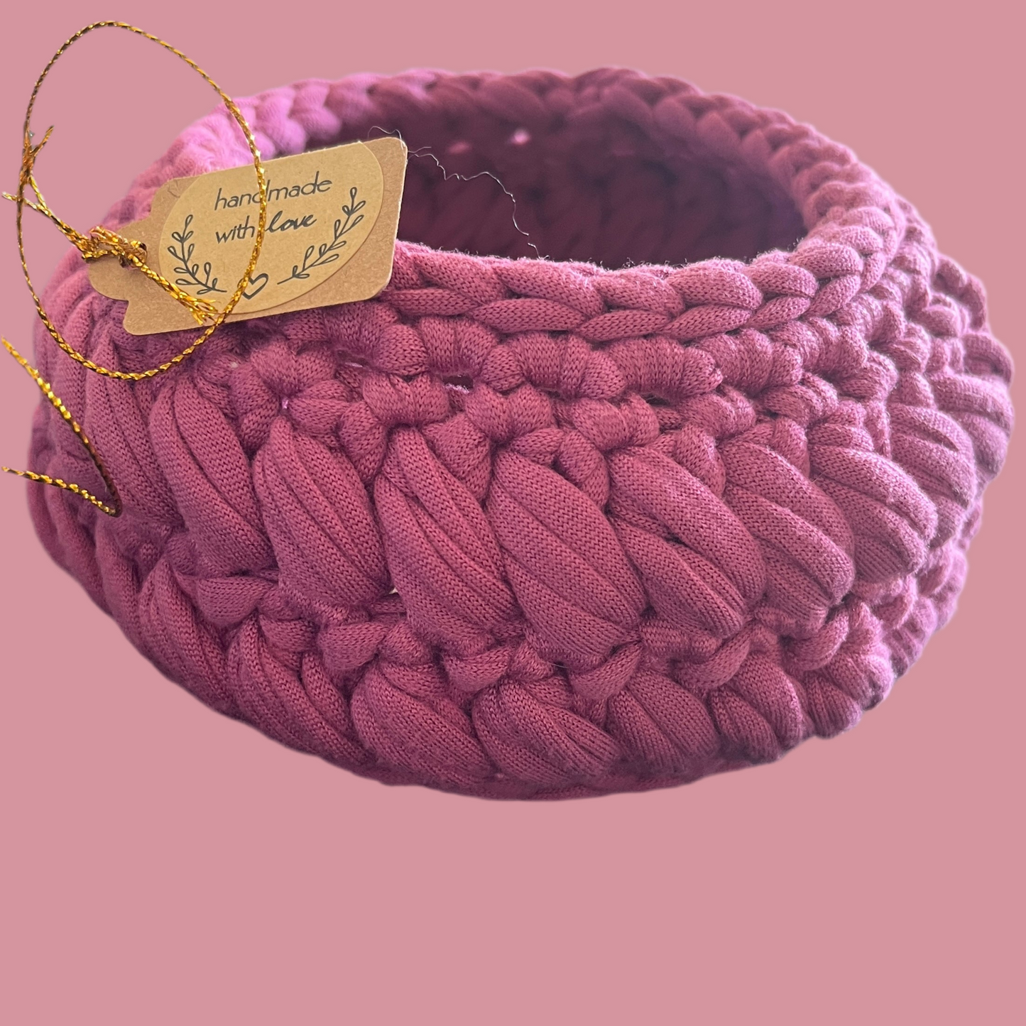 Rose pink basket