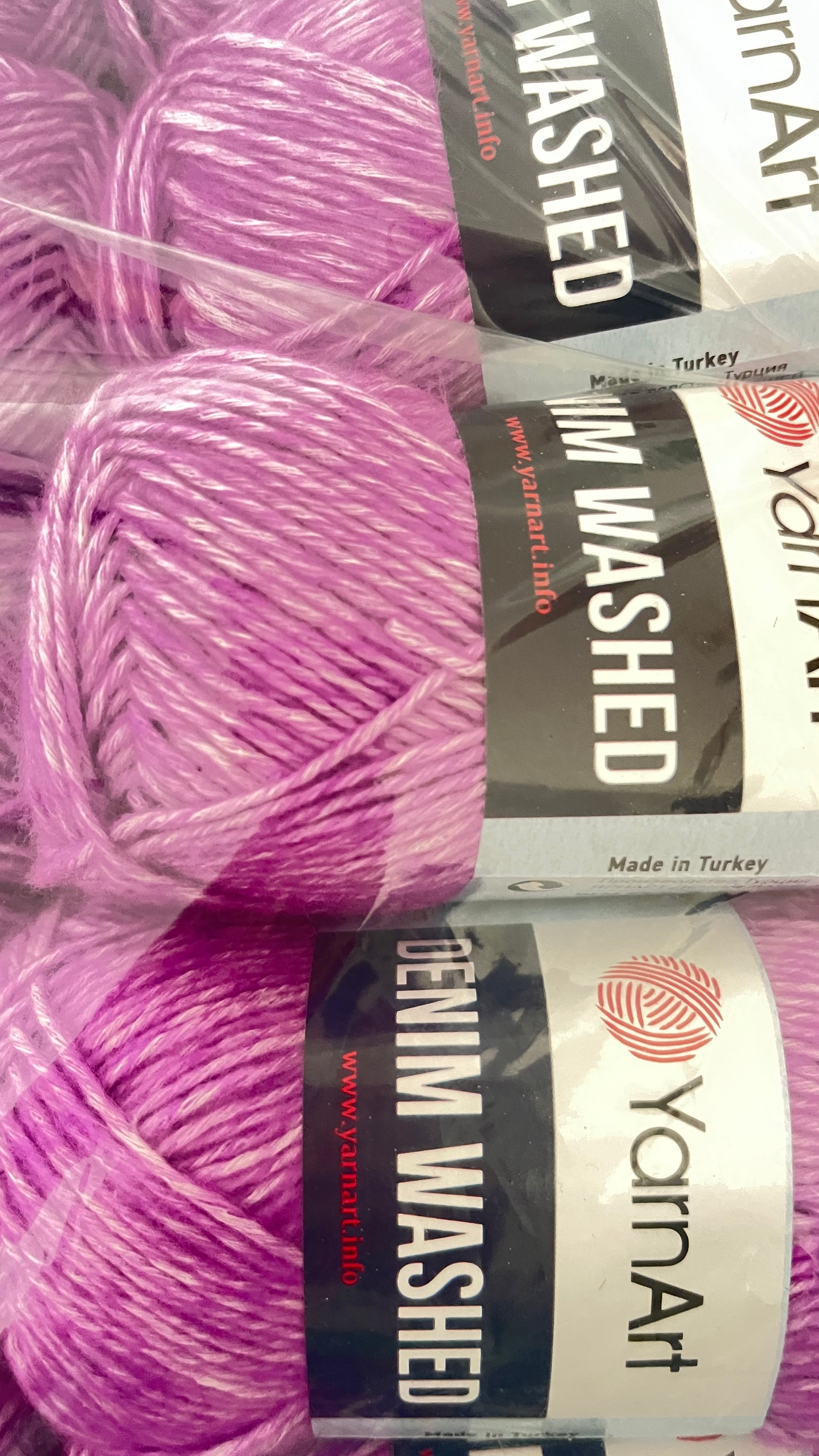 YarnArt Denim Washed 50g Yarn for Knitting and Sewing Crochet - Soft Texture, Perfect for Seasonal Clothes, Blankets, and Cushion Covers