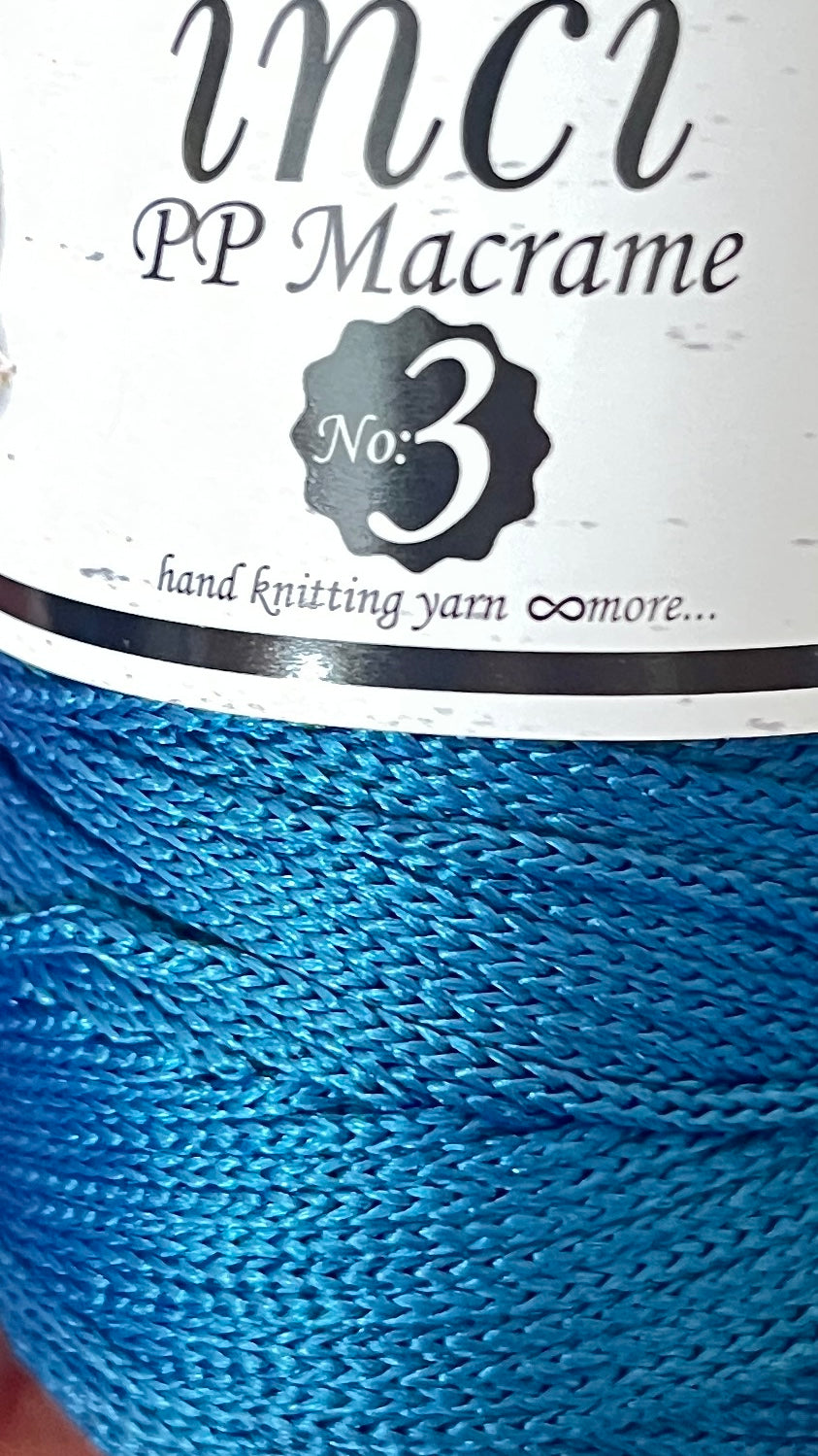 Inci PP Macrame No.3 Yarn for Bags and Handcraft Projects - Durable and Cost-Effective