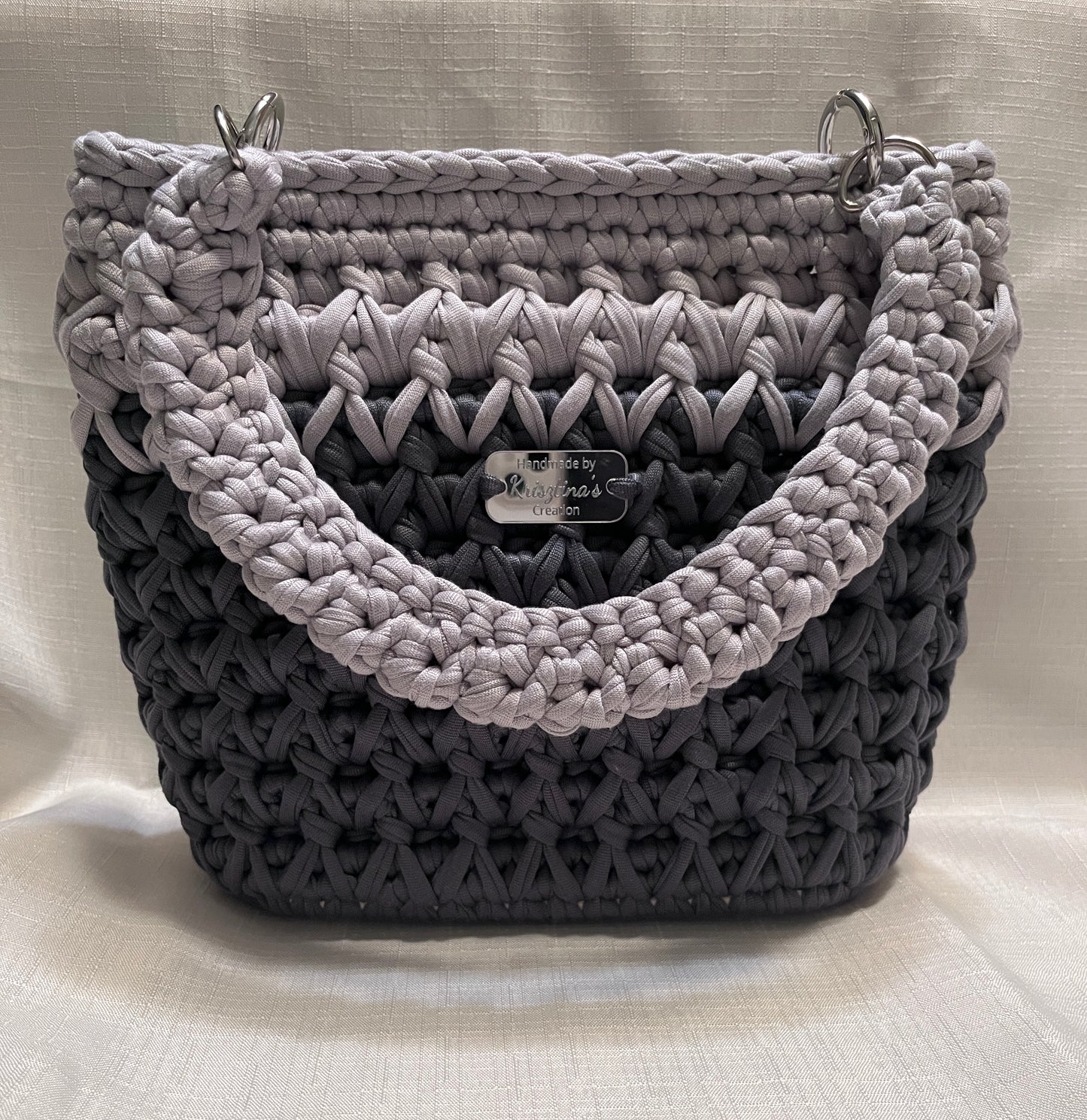Greyish handbag