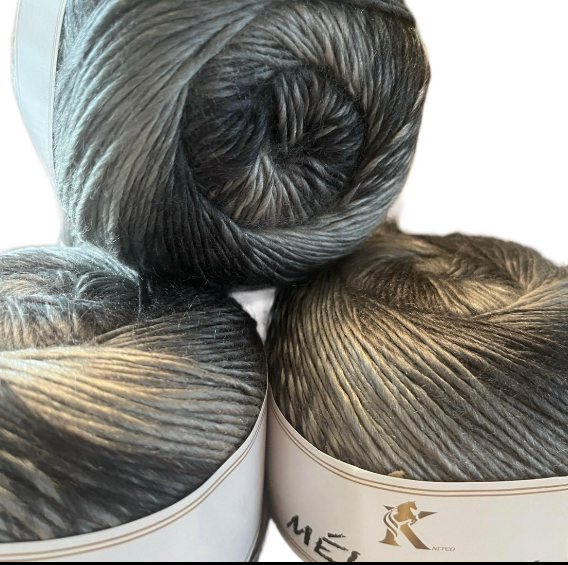 Knitco Melange Yarn - 150 g/430 m - Soft and Cozy - Perfect for Accessories and Textures