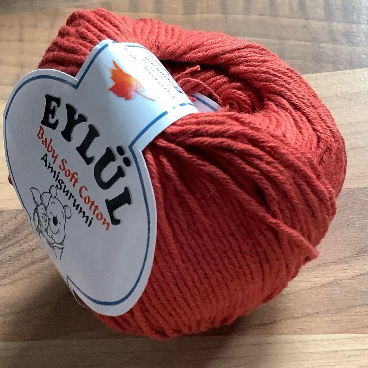 EYLUL Baby Soft Cotton Yarn - 50g for Knitting and Crochet amigurumi crochet