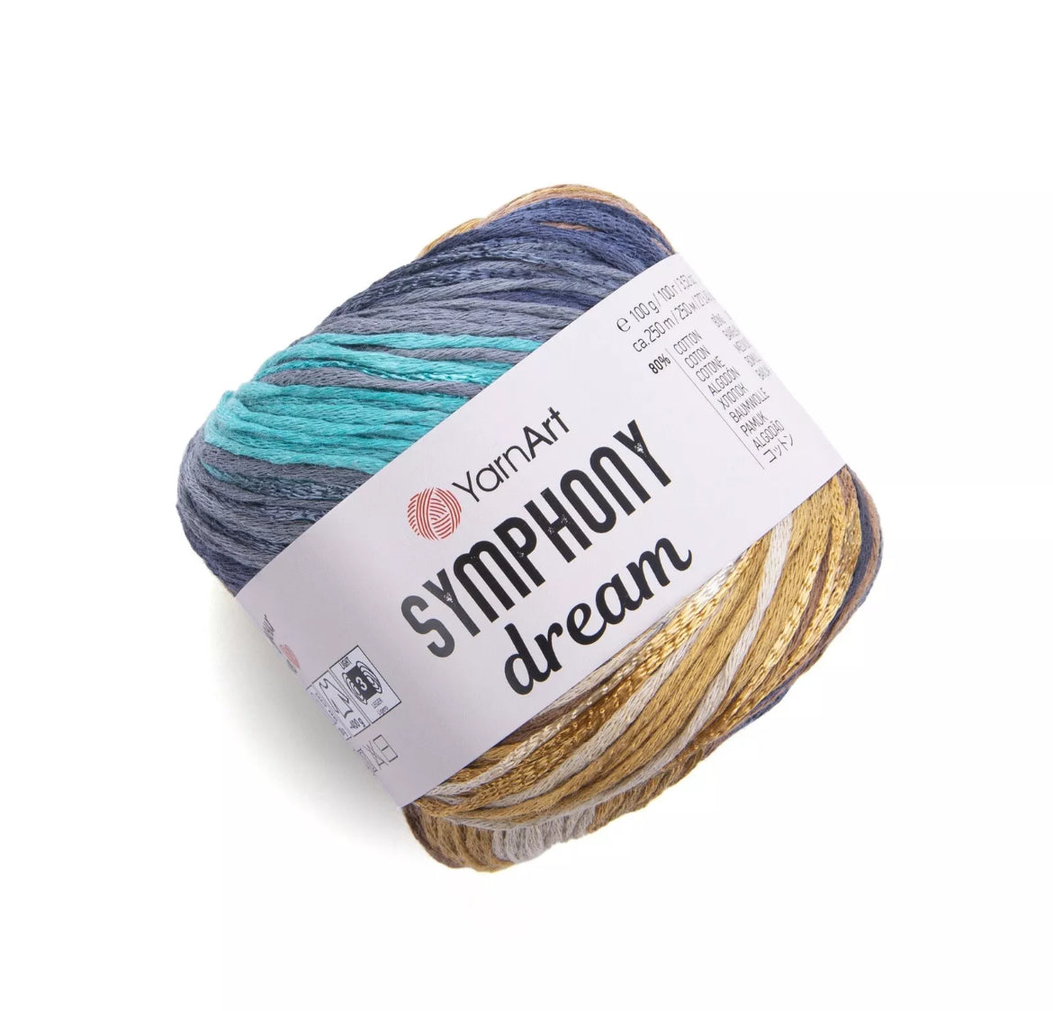 YarnArt Symphony Dream Yarn 100gr- Soft and Comfortable Fabric for Summer Dresses and Blankets