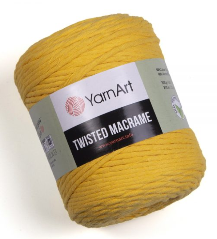 Yarnart Twisted Macrame - Perfect for Home Decor and DIY Projects crochet
