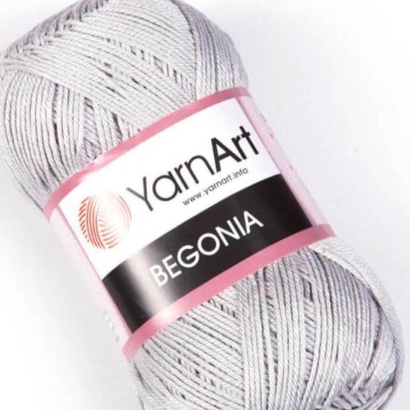 YarnArt Begonia Yarn - Soft Handmade Yarn for Knitting and Crochet, 100% Cotton