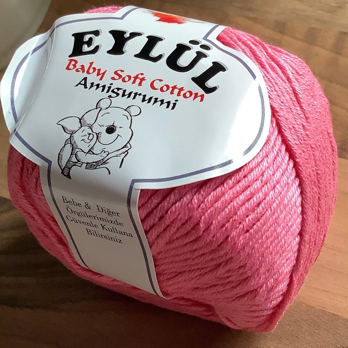 EYLUL Baby Soft Cotton Yarn - 50g for Knitting and Crochet amigurumi crochet
