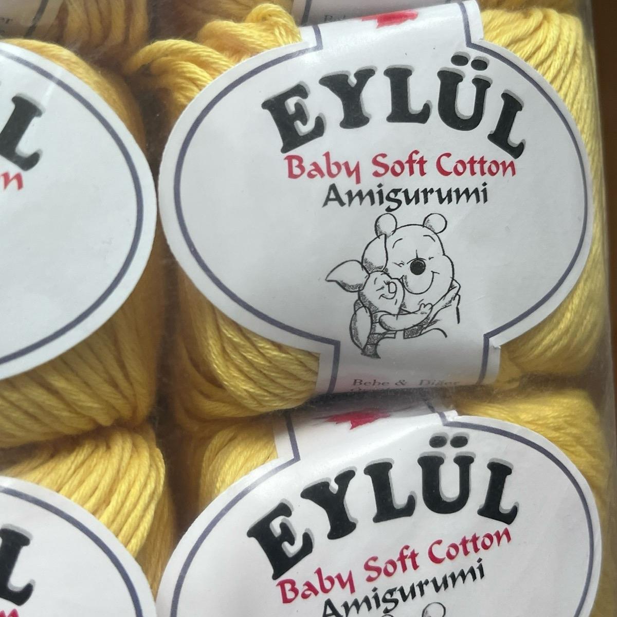 EYLUL Baby Soft Cotton Yarn - 50g for Knitting and Crochet amigurumi crochet
