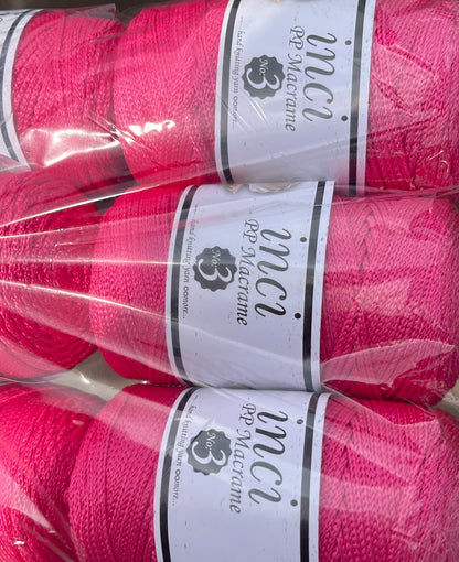 Inci PP Macrame No.3 Yarn for Bags and Handcraft Projects - Durable and Cost-Effective