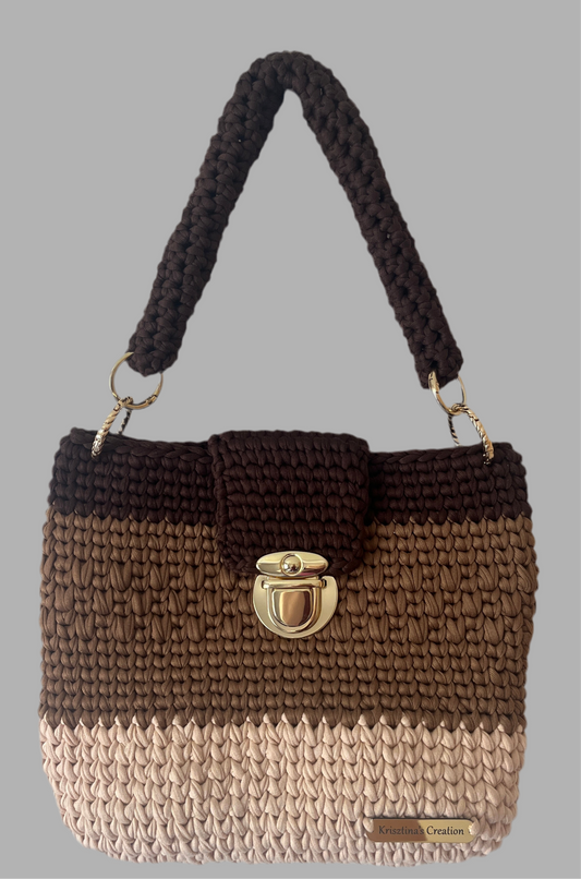 Top Handle Brownish Bag