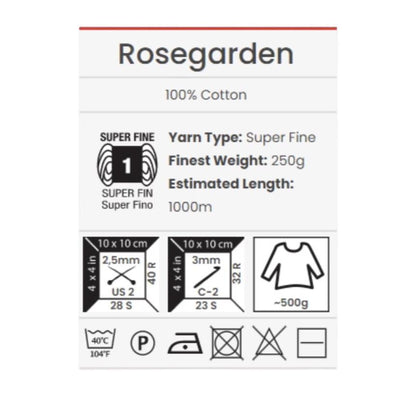 YarnArt Rosegarden - Ideal for Knitting and Crochet