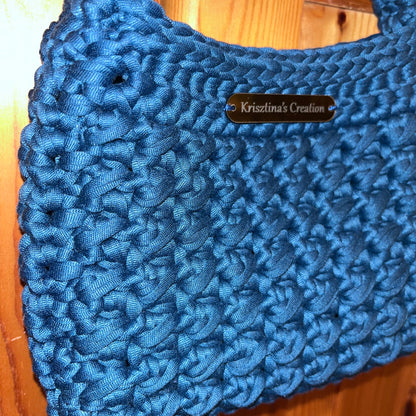 Handmade Crochet Women's Handbag - Compact and Stylish