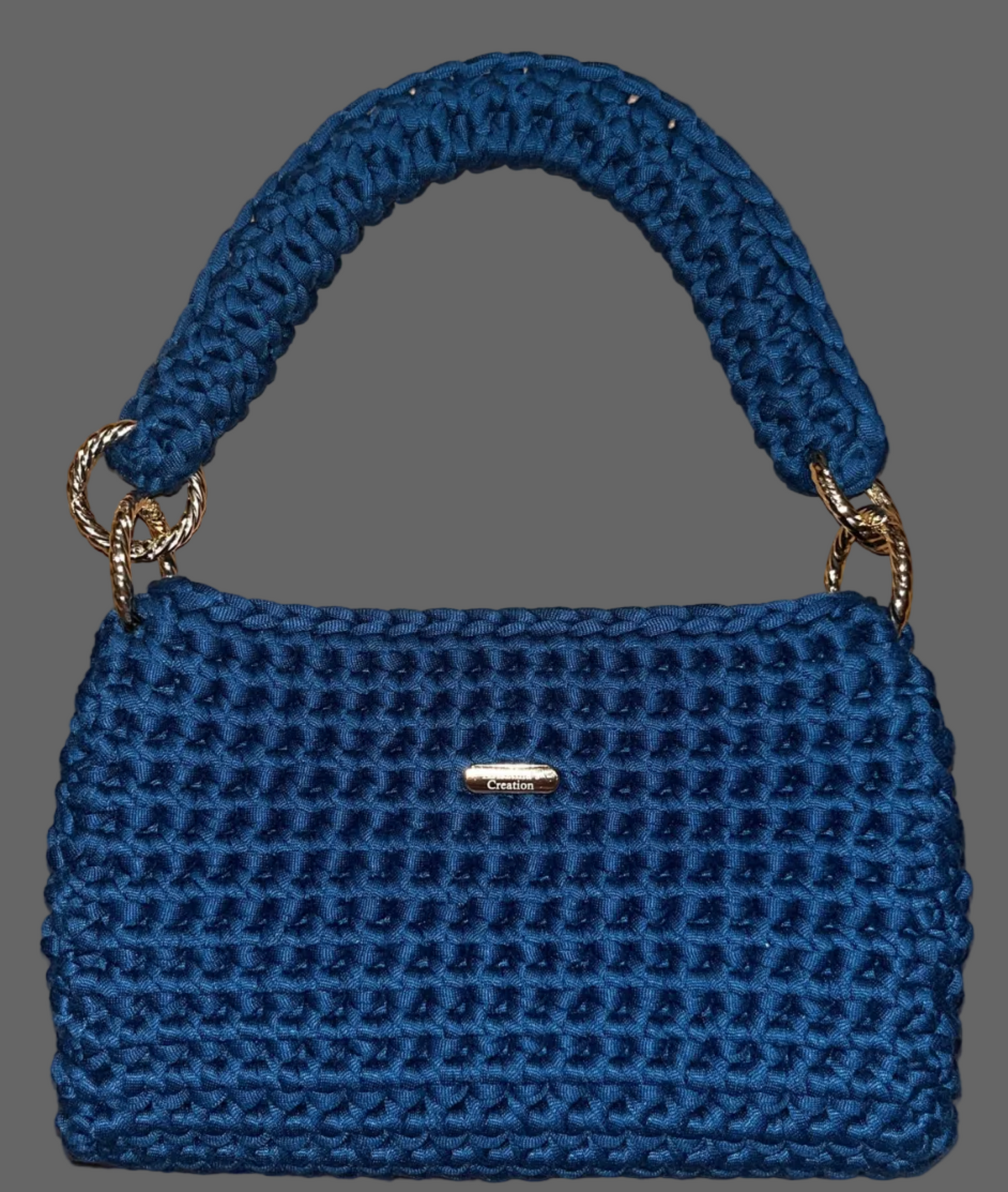 Turquoise blue handbag