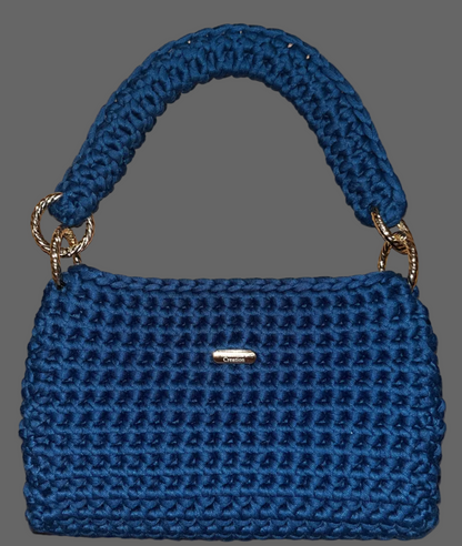 Turquoise blue handbag