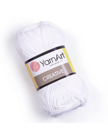 YarnArt Creative 100% Cotton Yarn for Knitting and Crochet - 50g crochet