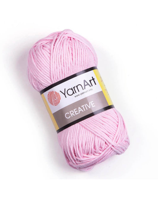 YarnArt Creative 100% Cotton Yarn for Knitting and Crochet - 50g crochet