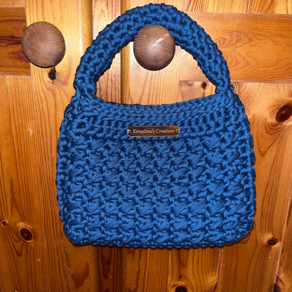 Handmade Crochet Women's Handbag - Compact and Stylish