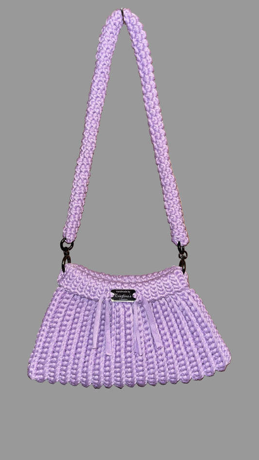 Dreamy lilac shoulder bag