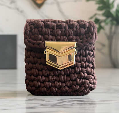 Crocheted small purse