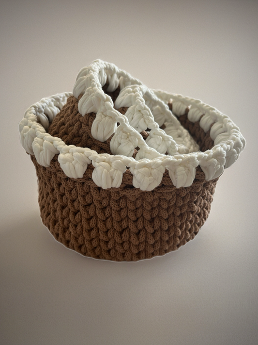 3 in 1 Brown basket set