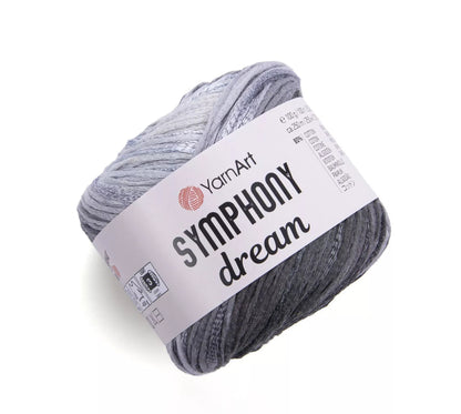 YarnArt Symphony Dream Yarn 100gr- Soft and Comfortable Fabric for Summer Dresses and Blankets
