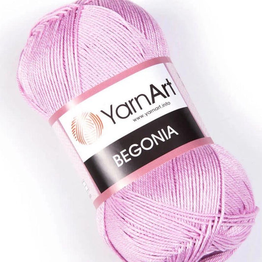YarnArt Begonia Yarn - Soft Handmade Yarn for Knitting and Crochet, 100% Cotton