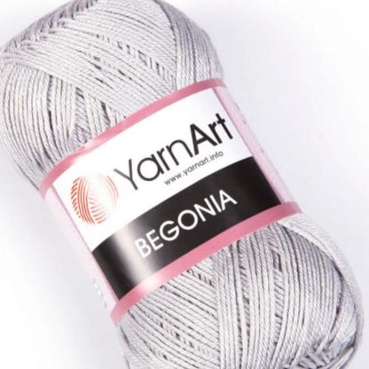 YarnArt Begonia Yarn - Soft Handmade Yarn for Knitting and Crochet, 100% Cotton