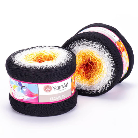 YarnArt Flowers Cake Yarn - Soft and Long-lasting Crochet - 250g/1000m